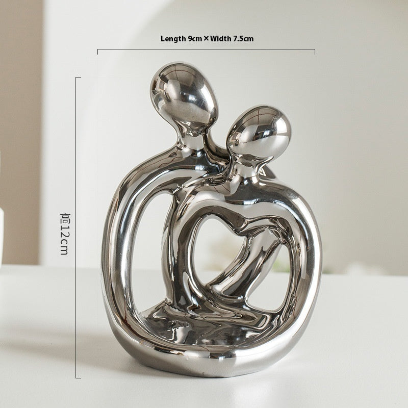 Ceramic Couple Candlestick
