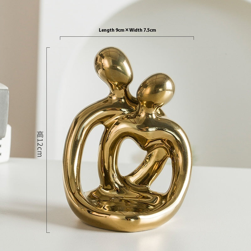 Ceramic Couple Candlestick