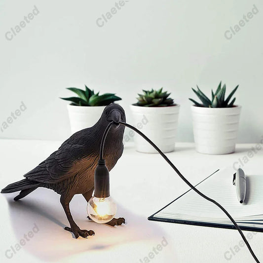 LED Crow Lamp