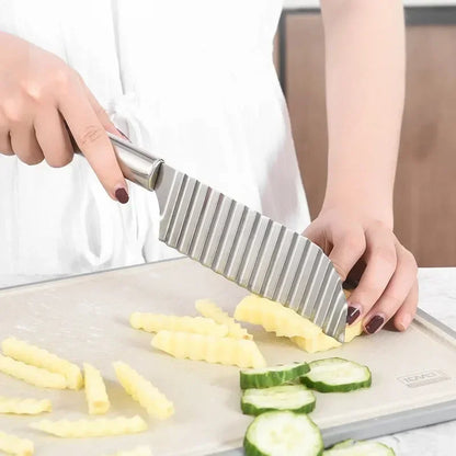 Stainless Steel Potato Fries Knife