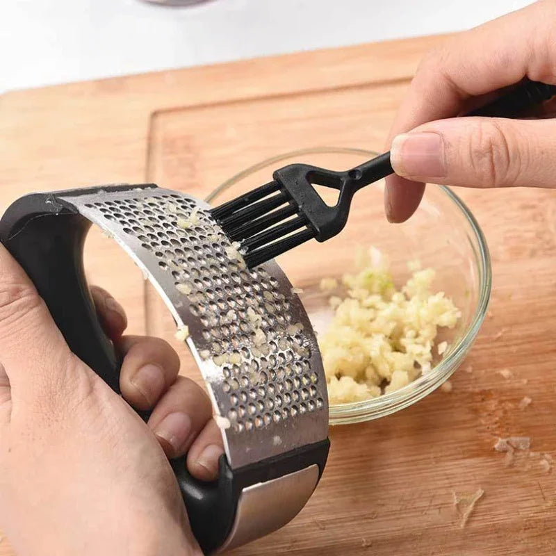 Stainless Steel Garlic Crusher