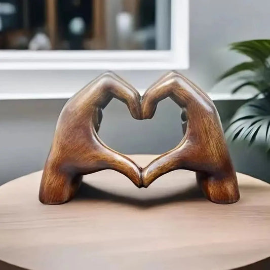 Heart Shape Wooden Decor