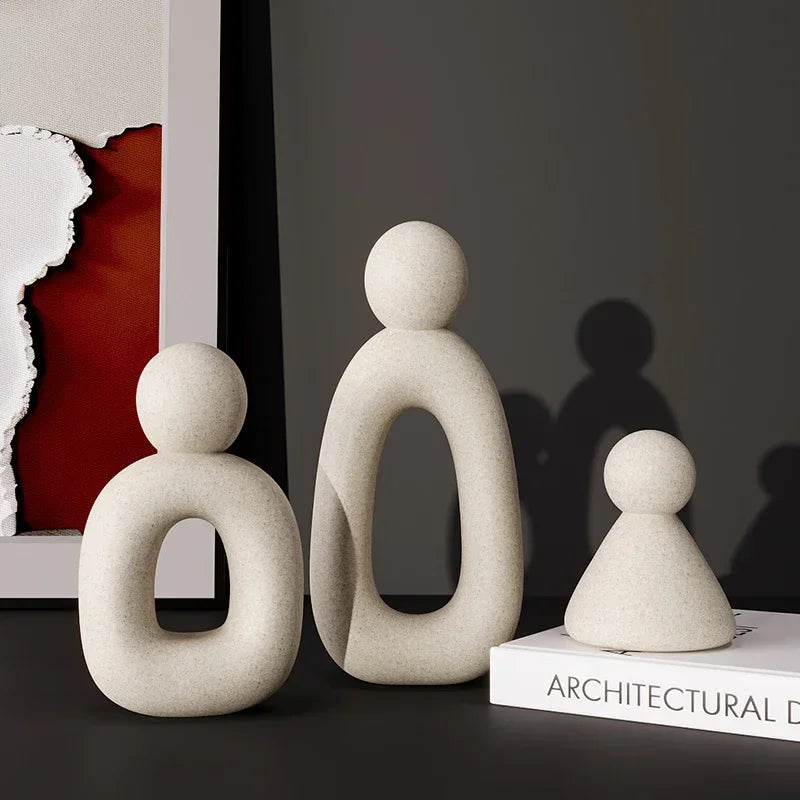 Minimalism Family Statue