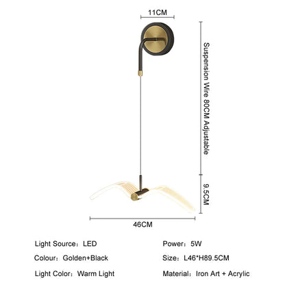 LED Seagull Lamp