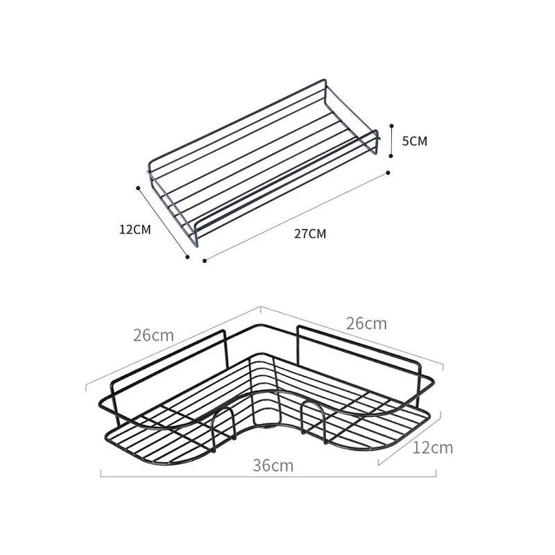 Wall Mounted Corner Shelves