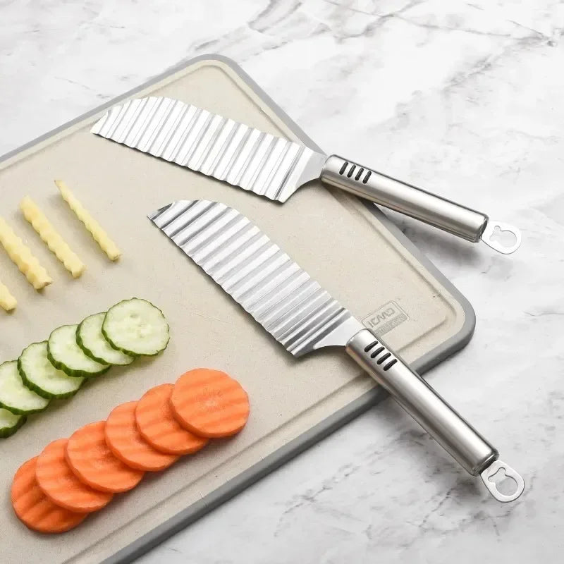 Stainless Steel Potato Fries Knife