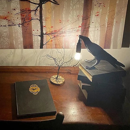 LED Crow Lamp