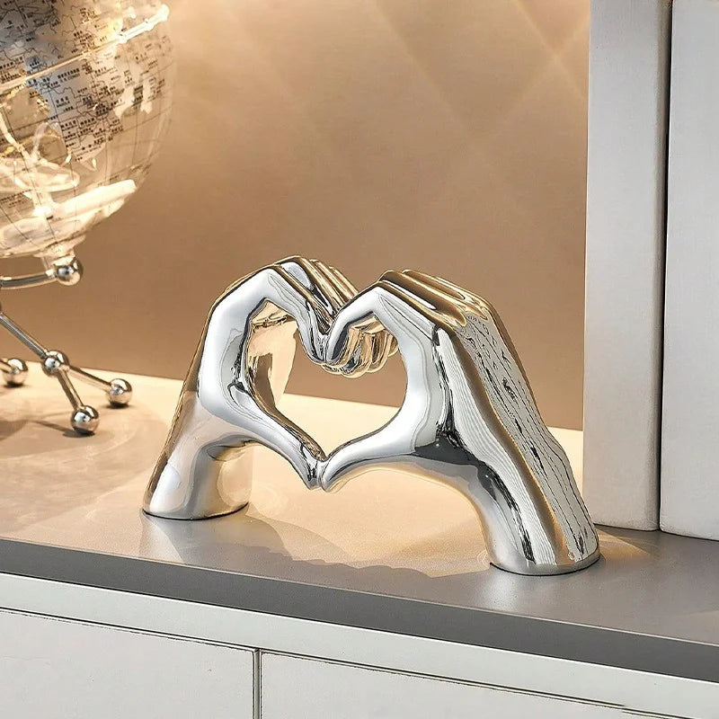 Heart Shape Gesture Decor