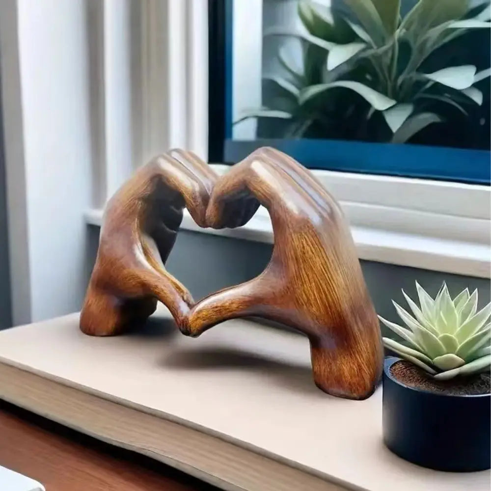 Heart Shape Wooden Decor