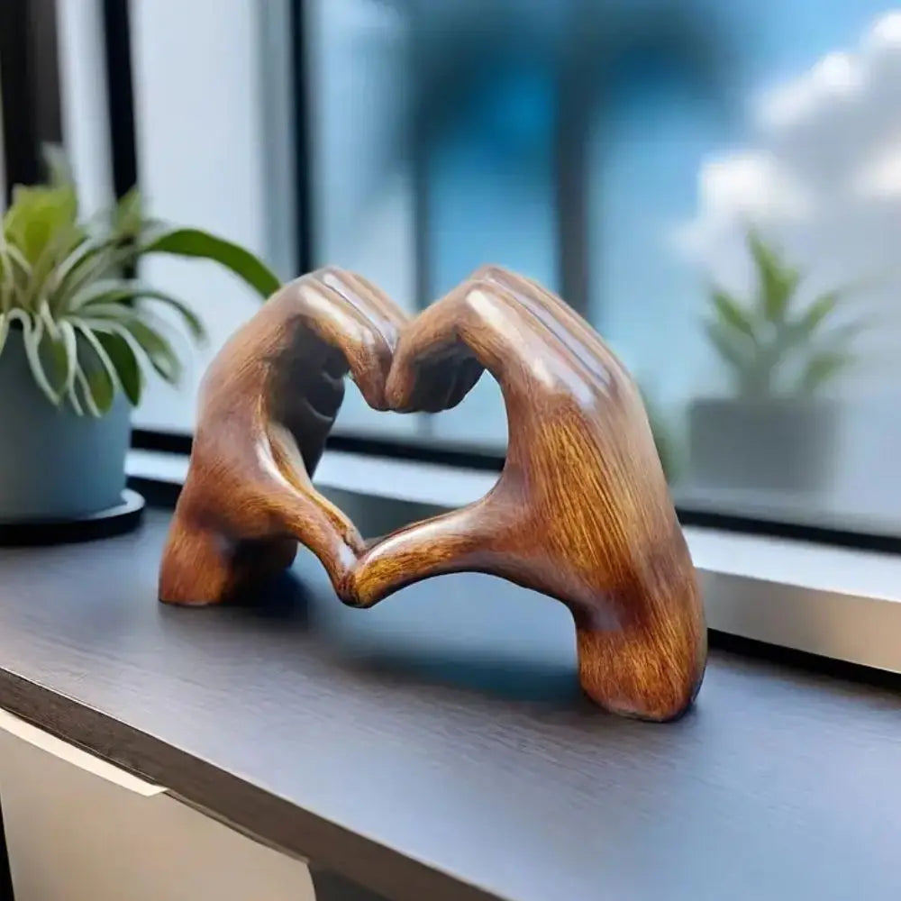 Heart Shape Wooden Decor